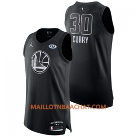 Maillot NBA Golden State Warriors Stephen Curry 30 2018 All-Star Jordan Brand Noir Swingman - Homme